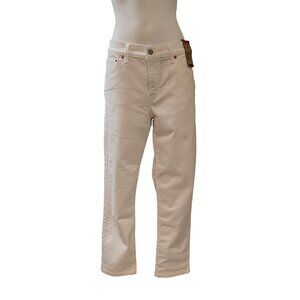 Levi's Boyfriend White Denim Jeans